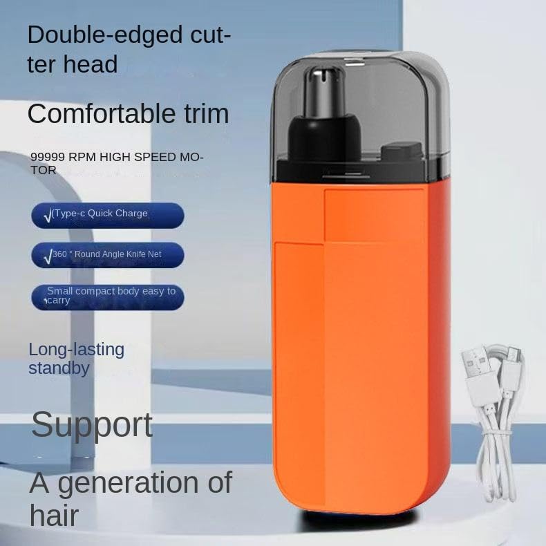 HAIYUN Rechargeable Nose & Ear Hair Trimmer for Men – Waterproof, Lightweight & Long Runtime Grooming Trimmer