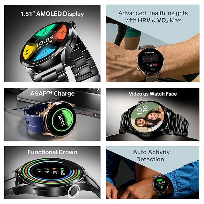 Boat Chrome Horizon HRV Smartwatch