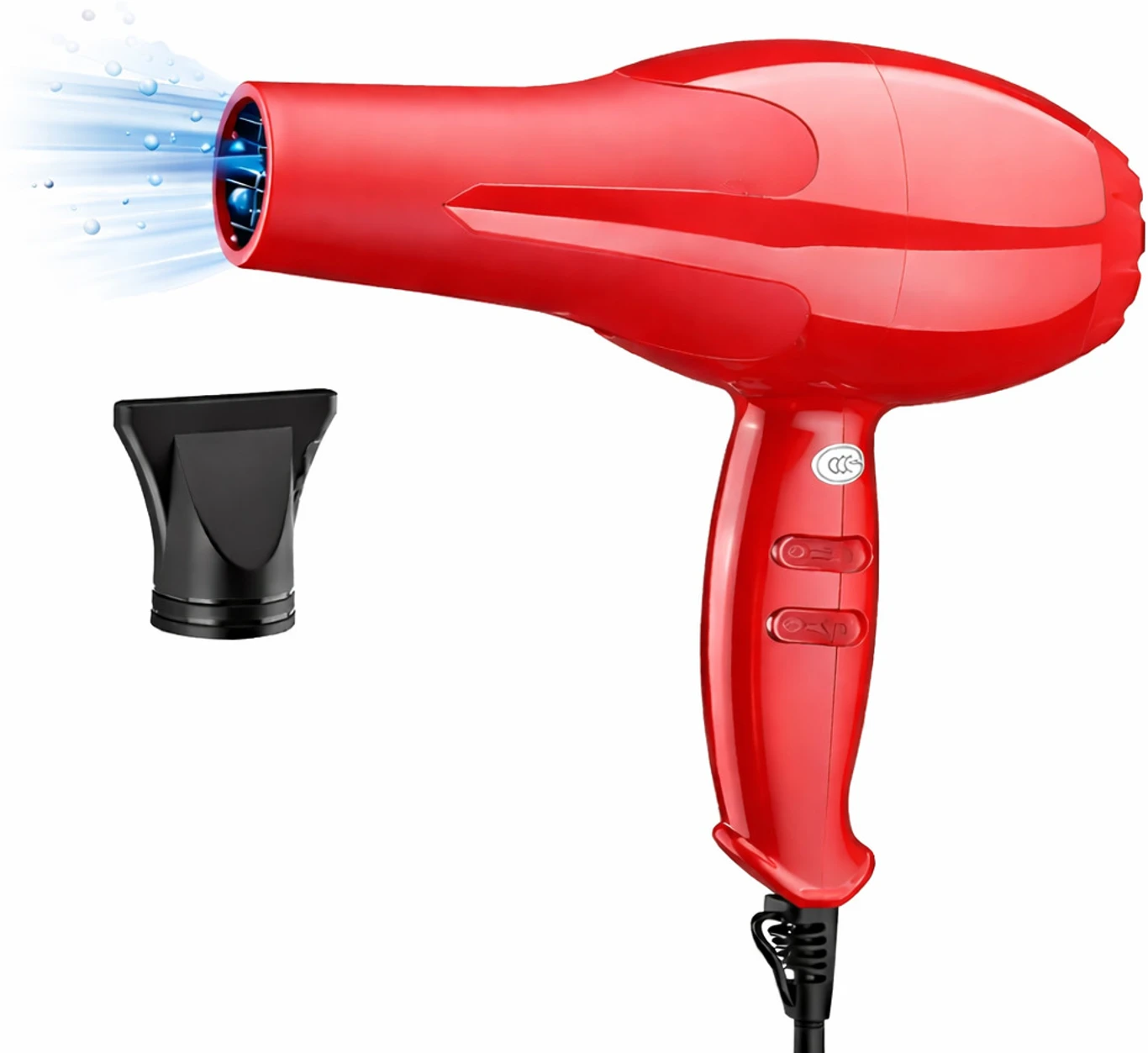 Sawanlal Pro 1800W Hair Dryer for Men & Women – Fast Drying, Lightweight & Salon Style Blow Dryer (Red)