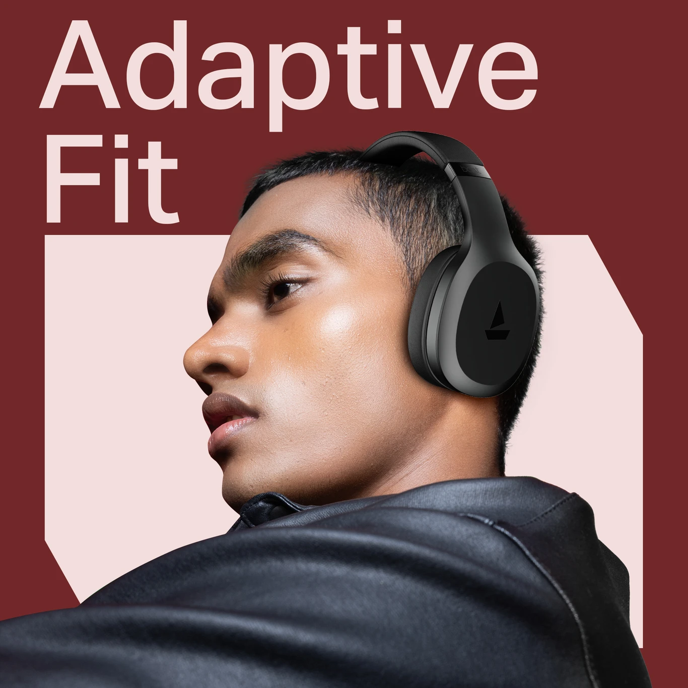 BoAt Rockerz Style Wireless Bluetooth Over-Ear Headphones – Long Battery, Deep Bass & Low Latency (Black)