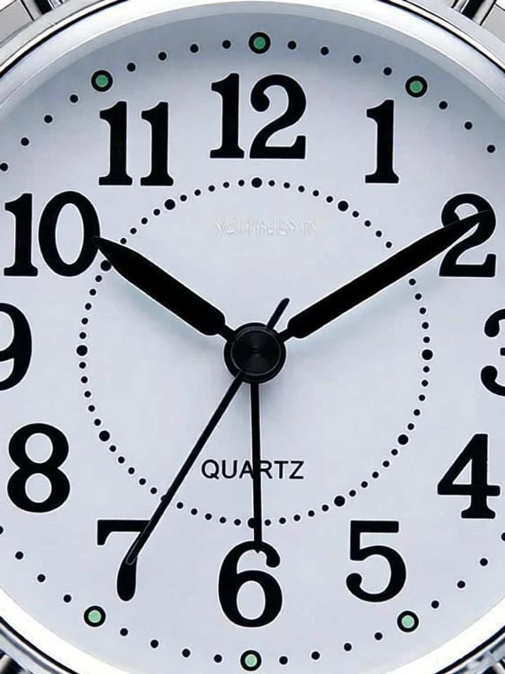 Sawanlal Vintage Twin Bell Analog Alarm Clock – Metal Table Top Loud Alarm Clock for Bedroom, Study & Office (Silver)